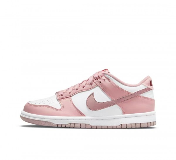 Nike Dunk Pink Velvet pelle artificiale pelle sintetica retrò casual piccolo San Valentino sneakers basse leggere antiscivolo resistenti all'usura GS fiore di ciliegio rosa